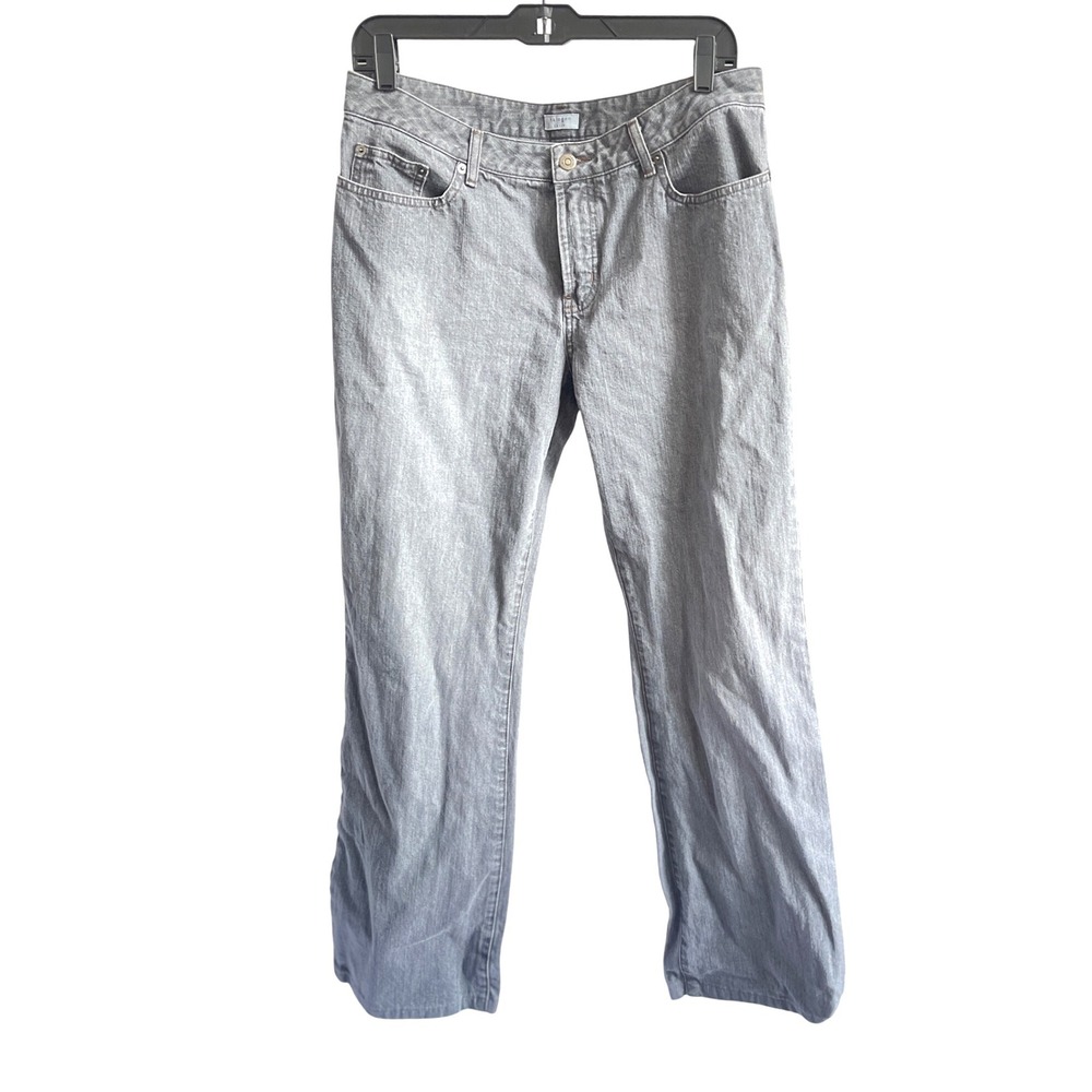 Halogen Denim Women Size 12‎ Gray Wash Bootcut Jeans